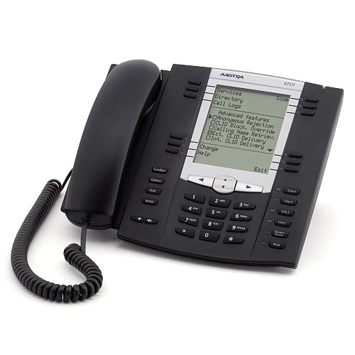 Aastra 6757i A1757-0131-10-01 IP Phone (Black/Refurbished)