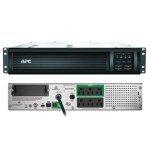 APC Smart-UPS SMT750RM2UC 750VA Rack-Mountable UPS with SmartConnect