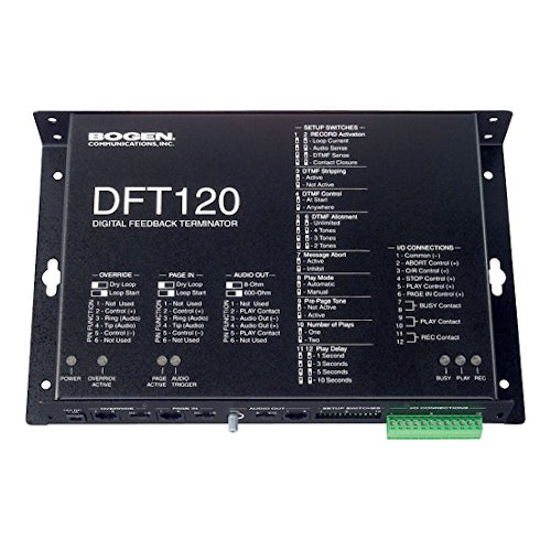 Bogen DFT120 Digital Feedback Eliminator