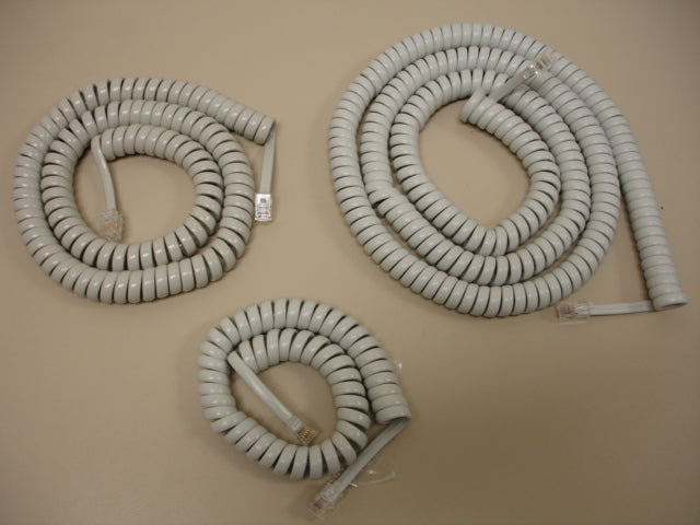 Comdial Executech 6000 Series 12' Handset Cord (Pearl Grey)