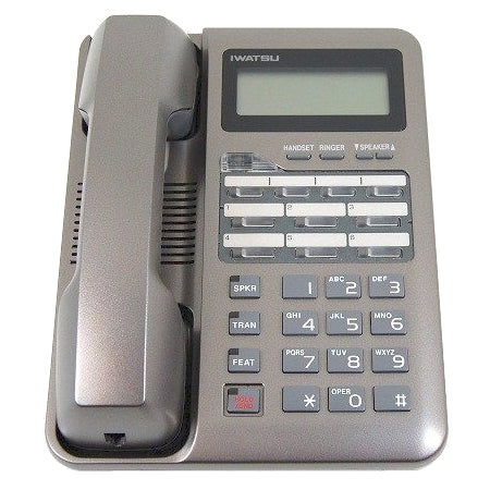 Iwatsu Omega ADIX IX-6IPKTD-E 104295 6-Button IP Phone (Platinum/Refurbished)