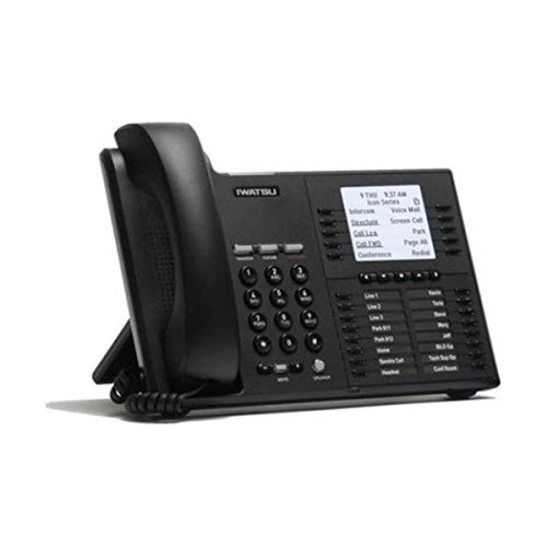 Iwatsu 505910 Icon IX-5910 IP Business Phone (Black/Refurbished)