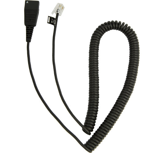 Jabra 8800-01-37 Quick Disconnect to RJ-9 Cord for Cisco Phones