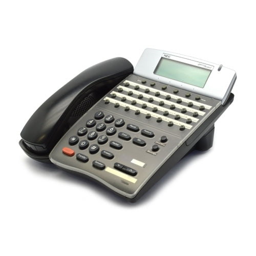 NEC 780220 Dterm Series i DTR-32D-1G 32-Button Backlit Display Phone (Black/Refurbished)