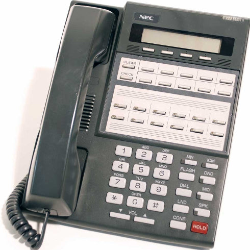 NEC 80573 22-Button Speaker Display Phone (Black/Refurbished)