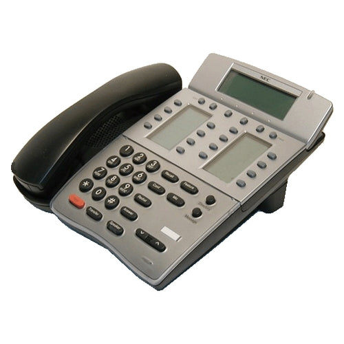 NEC DTH-16LD-1 Speaker Display Phone With Line Keys (Black/Refurbished)