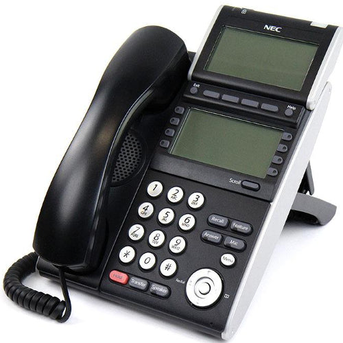 NEC 690010 ITL-8LD-1 DT730 8-Button DESI-Less Display IP Phone (Black/Refurbished)