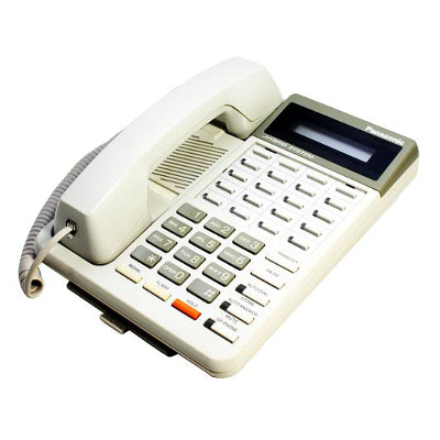 Panasonic KX-T7030 Speaker Display Phone (White/Refurbished)