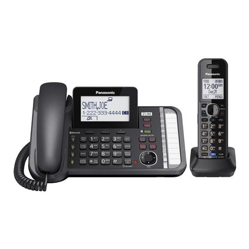 Panasonic KX-TG9581B 2-Line Corded/Cordless Phone with Link-to-Cell