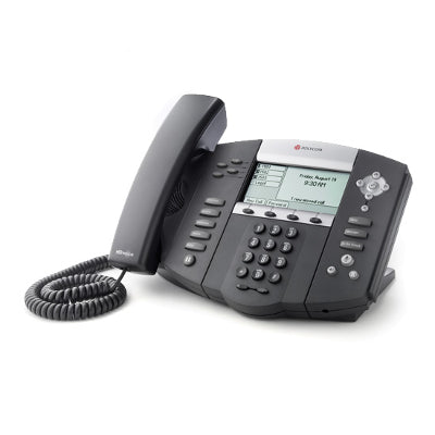 Polycom SoundPoint 2201-12550-001 IP 550 PoE Backlit Display Phone (Black/Refurbished)