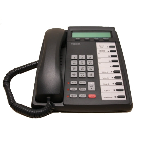 Toshiba DKT-3010SD Speaker Display Phone (Charcoal/Refurbished)