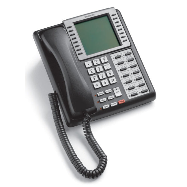 Toshiba DKT-3014SDL Large Display Speaker Phone (Charcoal/Refurbished)