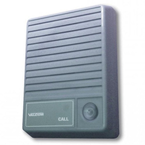 Valcom V-1074 Talkback Door Plate Surface Speaker (Grey)
